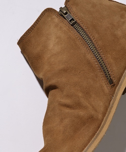 SHIPS JET BLUE(シップスジェットブルー)の「SHIPS JET BLUE(シップス ジェットブルー): サイドジップ ミドルカットブーツ ■(ブーツ・メンズ・ブラック/ブラウン・43/41/42/40)」の7枚目の写真