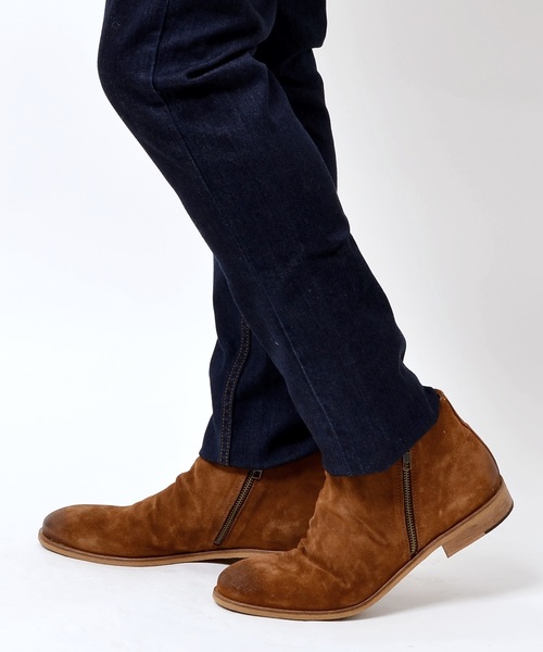 SHIPS JET BLUE(シップスジェットブルー)の「SHIPS JET BLUE(シップス ジェットブルー): サイドジップ ミドルカットブーツ ■(ブーツ・メンズ・ブラック/ブラウン・43/41/42/40)」の20枚目の写真