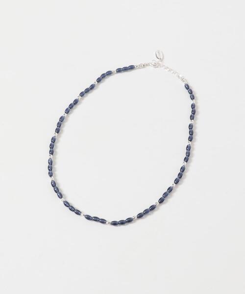 SMELLY（スメリー）の「クリアカラーオーバルビーズネックレス（ネックレス・レディース・ブルー系その他・-）」の7枚目の写真