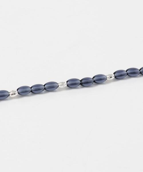 SMELLY（スメリー）の「クリアカラーオーバルビーズネックレス（ネックレス・レディース・ブルー系その他・-）」の8枚目の写真