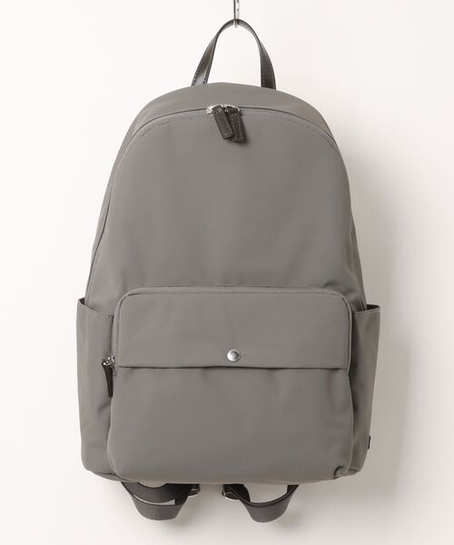 MACKINTOSH PHILOSOPHY（ﾏｯｷﾝﾄｯｼｭ ﾌｨﾛｿﾌｨｰ）の「リュックサック マッキントッシュ6W06 14L ボトルホルダー 19135（バックパック/リュック・メンズ・グレー/ブラック・FREE）」の2枚目の写真