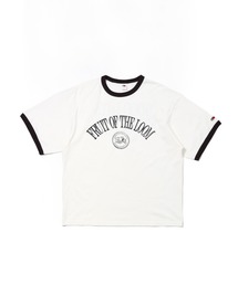 【FRUIT OF THE LOOM】19/-スラブ天竺Tシャツ2 / フルーツオブザルーム 半袖 メッセージTシャツ