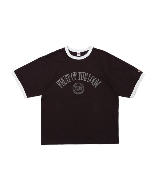FRUIT OF THE LOOM(フルーツオブザルーム)の「【FRUIT OF THE LOOM】19/-スラブ天竺Tシャツ2 / フルーツオブザルーム 半袖 メッセージTシャツ(Tシャツ/カットソー・メンズ・アイボリー/ホワイト/チャコールグレー・S/M/L)」の2枚目の写真