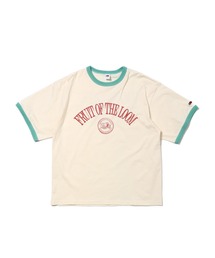 【FRUIT OF THE LOOM】19/-スラブ天竺Tシャツ2 / フルーツオブザルーム 半袖 メッセージTシャツ