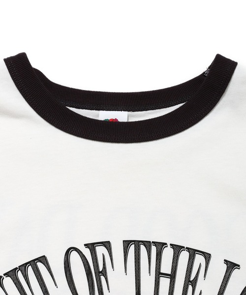 FRUIT OF THE LOOM(フルーツオブザルーム)の「【FRUIT OF THE LOOM】19/-スラブ天竺Tシャツ2 / フルーツオブザルーム 半袖 メッセージTシャツ(Tシャツ/カットソー・メンズ・アイボリー/ホワイト/チャコールグレー・S/M/L)」の6枚目の写真