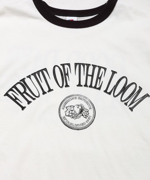 FRUIT OF THE LOOM(フルーツオブザルーム)の「【FRUIT OF THE LOOM】19/-スラブ天竺Tシャツ2 / フルーツオブザルーム 半袖 メッセージTシャツ(Tシャツ/カットソー・メンズ・アイボリー/ホワイト/チャコールグレー・S/M/L)」の5枚目の写真