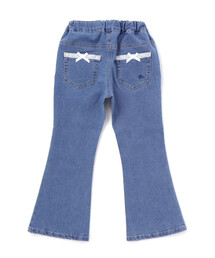 BeBe（ベベ）の「ジョグデニムフレアロングパンツ（デニムパンツ）」