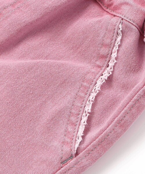 BeBe（ベベ）の「ジョグデニムフレアロングパンツ（デニムパンツ・キッズ・ピンク/ブルー・140cm/130cm/150cm/120cm/110cm）」の16枚目の写真