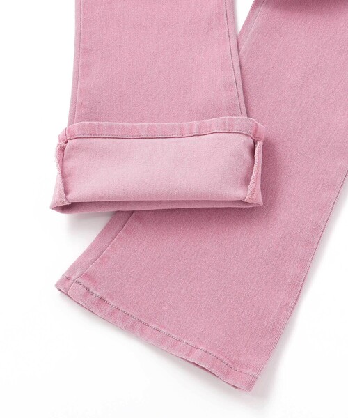 BeBe（ベベ）の「ジョグデニムフレアロングパンツ（デニムパンツ・キッズ・ピンク/ブルー・140cm/130cm/150cm/120cm/110cm）」の18枚目の写真