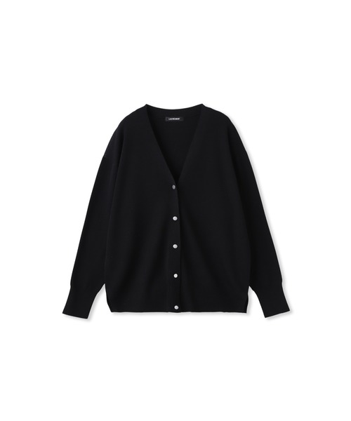 LAUTREAMONT（ロートレアモン）の「Brisbane Vネックカーディガン≪洗える≫（カーディガン/ボレロ・レディース・ブラック/グリーン系その他/ベージュ/オフホワイト・9号）」の2枚目の写真