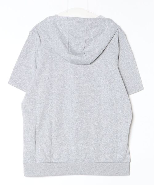 UNDER ARMOUR（アンダーアーマー）の「アンダーアーマー  UAライバル ライトウエイト テリー ショートスリーブ フーディー（パーカー・メンズ・ブラック/グレー・LL/M/S/3L/L）」の3枚目の写真