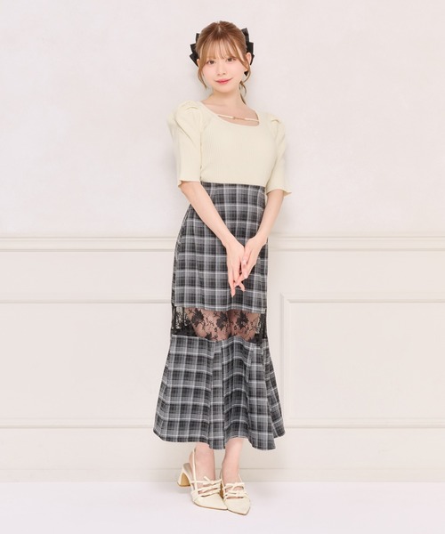 apres jour(アプレジュール)の「レース切り替えマーメイドスカート(スカート・レディース・ピンクベージュ/ブラック系その他/ブラック/ブラウン系その他2・SMALL/MEDIUM/X-LARGE)」の14枚目の写真