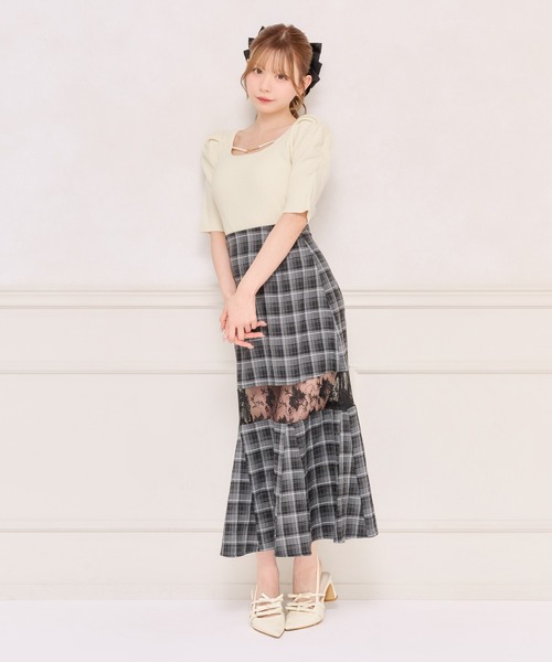 apres jour(アプレジュール)の「レース切り替えマーメイドスカート(スカート・レディース・ピンクベージュ/ブラック系その他/ブラック/ブラウン系その他2・SMALL/MEDIUM/X-LARGE)」の15枚目の写真