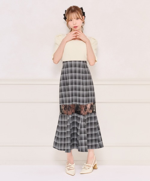 apres jour(アプレジュール)の「レース切り替えマーメイドスカート(スカート・レディース・ピンクベージュ/ブラック系その他/ブラック/ブラウン系その他2・SMALL/MEDIUM/X-LARGE)」の16枚目の写真