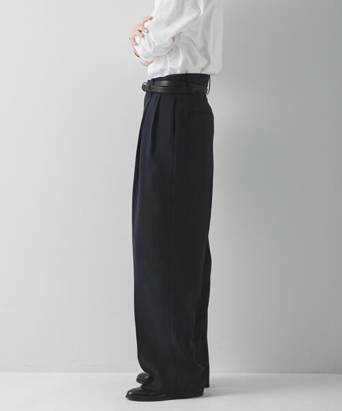 URBAN RESEARCH（アーバンリサーチ）の「ダブルクロスキュプラパンツ（その他パンツ・レディース・ブラウン/ブラック/ネイビー・42/38/40/36）」の7枚目の写真