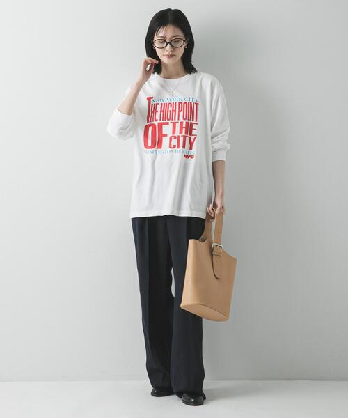 URBAN RESEARCH（アーバンリサーチ）の「ダブルクロスキュプラパンツ（その他パンツ・レディース・ブラウン/ブラック/ネイビー・42/38/40/36）」の9枚目の写真