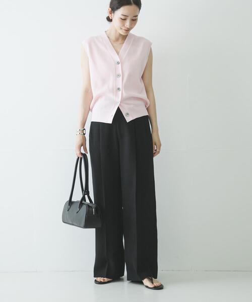 URBAN RESEARCH(アーバンリサーチ)の「ダブルクロスキュプラパンツ(その他パンツ・レディース・ブラウン/ブラック/ネイビー・42/38/40/36)」の21枚目の写真