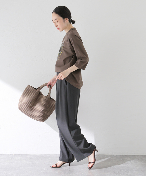 journal standard L'essage（ジャーナルスタンダードレサージュ）の「【GOOD ROCK SPEED / グッドロックスピード】26ORG002W ラグランT（Tシャツ/カットソー・レディース・ブラウン・FREE）」の9枚目の写真