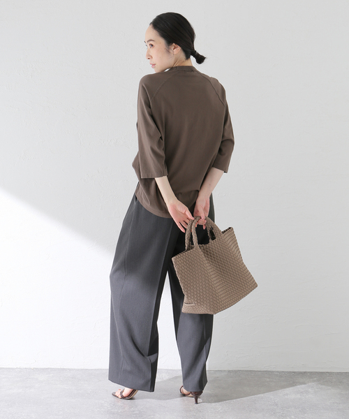 journal standard L'essage（ジャーナルスタンダードレサージュ）の「【GOOD ROCK SPEED / グッドロックスピード】26ORG002W ラグランT（Tシャツ/カットソー・レディース・ブラウン・FREE）」の10枚目の写真