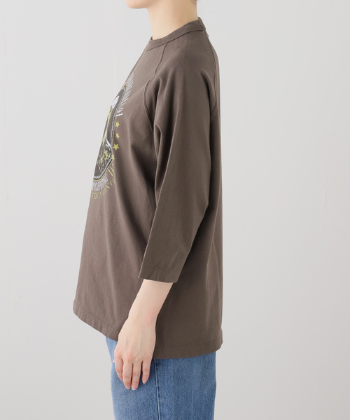 journal standard L'essage（ジャーナルスタンダードレサージュ）の「【GOOD ROCK SPEED / グッドロックスピード】26ORG002W ラグランT（Tシャツ/カットソー・レディース・ブラウン・FREE）」の12枚目の写真