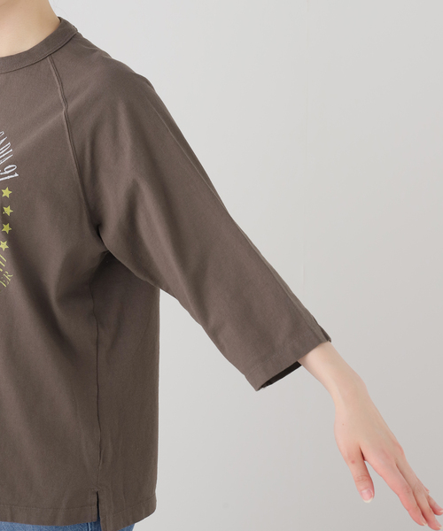 journal standard L'essage（ジャーナルスタンダードレサージュ）の「【GOOD ROCK SPEED / グッドロックスピード】26ORG002W ラグランT（Tシャツ/カットソー・レディース・ブラウン・FREE）」の14枚目の写真