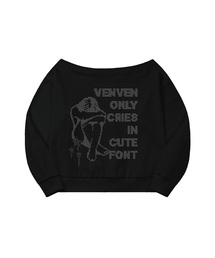 VENHIT（ベンヒット）の「VCF CRY ワンオフショルダースウェットシャツ（スウェット）」
