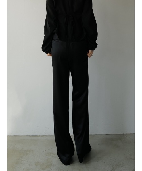 celon（セロン）の「fluid satin pants（その他パンツ・レディース・ブラック・FREE）」の2枚目の写真
