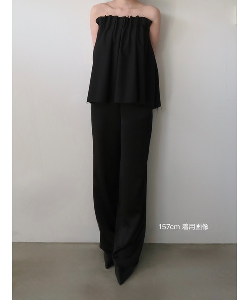 celon（セロン）の「fluid satin pants（その他パンツ・レディース・ブラック・FREE）」の7枚目の写真