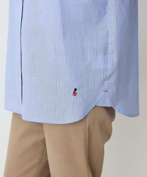 DECOY SINCE 1981（デコイシンスイチキュウハチイチ）の「【chiyoさんコラボ】ロンドンマーチストライプブラウス【オーガニックコットン100%】（シャツ/ブラウス・レディース・ピンク/ブルー/ベージュ・9号/11号/13号）」の17枚目の写真