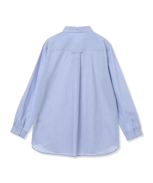 DECOY SINCE 1981（デコイシンスイチキュウハチイチ）の「【chiyoさんコラボ】ロンドンマーチストライプブラウス【オーガニックコットン100%】（シャツ/ブラウス・レディース・ピンク/ブルー/ベージュ・9号/11号/13号）」の20枚目の写真