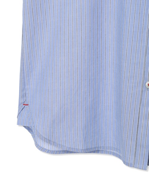 DECOY SINCE 1981（デコイシンスイチキュウハチイチ）の「【chiyoさんコラボ】ロンドンマーチストライプブラウス【オーガニックコットン100%】（シャツ/ブラウス・レディース・ピンク/ブルー/ベージュ・9号/11号/13号）」の22枚目の写真