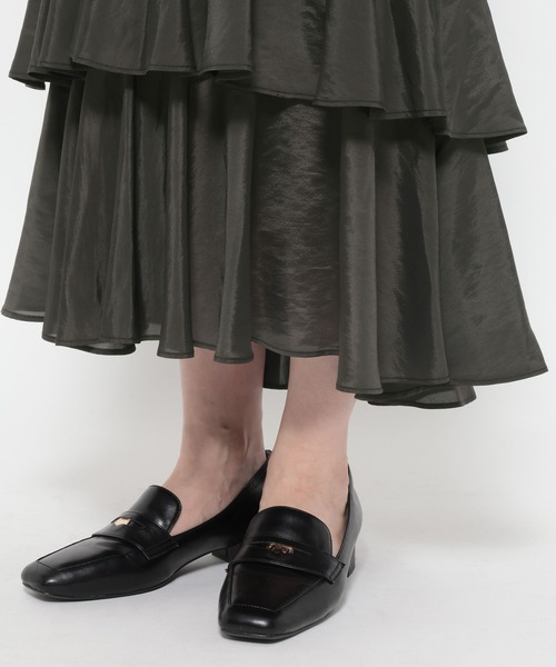 mysty woman（ミスティウーマン）の「フリルティアードスカート 666533（スカート・レディース・ベージュ/ブラック/オフホワイト・FREE）」の17枚目の写真