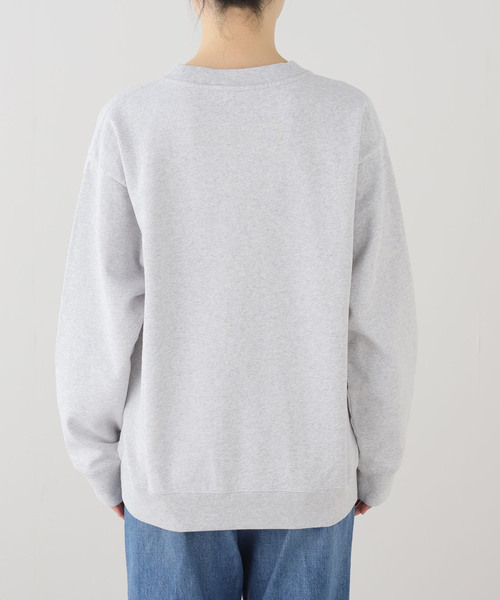 journal standard L'essage（ジャーナルスタンダードレサージュ）の「【SPORTY&RICH】Heritage Yankees Serif Crewneck：スウェット（スウェット・レディース・チャコールグレー・SMALL）」の3枚目の写真