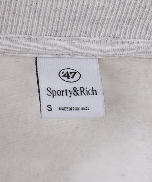 journal standard L'essage（ジャーナルスタンダードレサージュ）の「【SPORTY&RICH】Heritage Yankees Serif Crewneck：スウェット（スウェット・レディース・チャコールグレー・SMALL）」の8枚目の写真