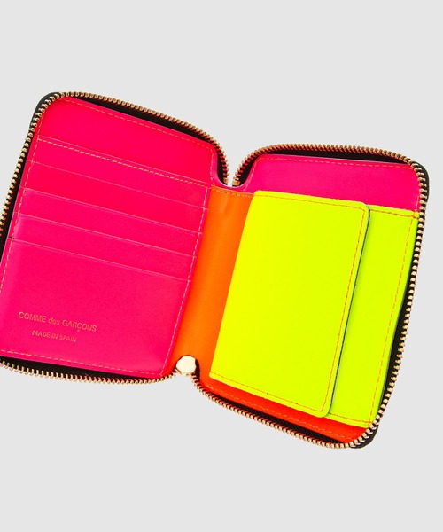 SUPER FLUO】ZIP WALLET（財布）｜Wallet COMME des GARCONS