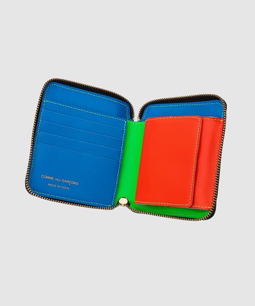 SUPER FLUO】ZIP WALLET（財布）｜Wallet COMME des GARCONS
