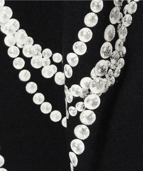 CHUBBYGANG(チャビーギャング)の「ドットネットチュール パフスリーブTシャツ(Tシャツ/カットソー・キッズ・ホワイト/ブラック・120/130/100/110/90/80)」の9枚目の写真