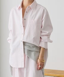 RIVE DROITE | 【セットアップ着用可能】ガーメントダイコットンツイルシャツ(シャツ/ブラウス)