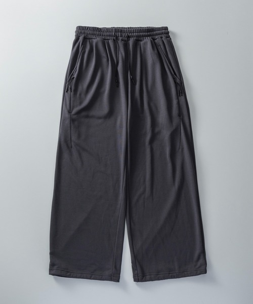 +phenix(プラスフェニックス)の「+phenix(プラスフェニックス) TECH SWEAT WIDE PANTS / テック スウェット ワイドパンツ(スウェットパンツ・メンズ・ブラック/ホワイト/チャコール・M/XL/L)」の3枚目の写真