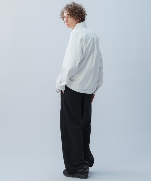 +phenix(プラスフェニックス)の「+phenix(プラスフェニックス) TECH SWEAT WIDE PANTS / テック スウェット ワイドパンツ(スウェットパンツ・メンズ・ブラック/ホワイト/チャコール・M/XL/L)」の19枚目の写真