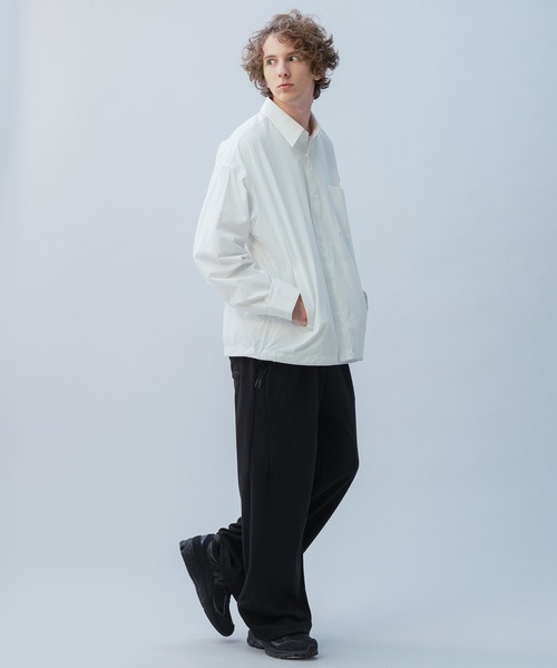 +phenix(プラスフェニックス)の「+phenix(プラスフェニックス) TECH SWEAT WIDE PANTS / テック スウェット ワイドパンツ(スウェットパンツ・メンズ・ブラック/ホワイト/チャコール・M/XL/L)」の21枚目の写真
