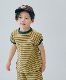 p.premier | 先染めボーダーワッフルトップス(Tシャツ/カットソー)