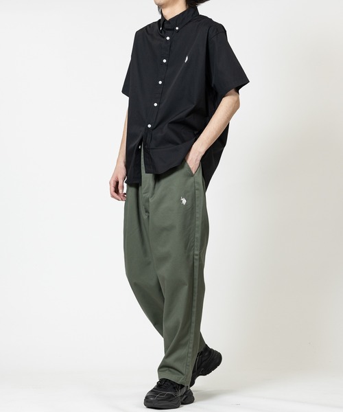U.S. POLO ASSN.(ユーエスポロアッスン)の「【18】〔U.S.POLO ASSN/ユーエスポロアッスン〕ブロード ワンポイントロゴ 半袖ボタンダウン シャツ(シャツ/ブラウス・メンズ・インディゴブルー/ネイビー/ライトブルー/ブラック/ホワイト・MEDIUM/X-LARGE/LARGE)」の22枚目の写真