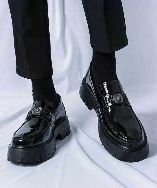 CALIFORNIA OUTFITTERS（カリフォルニア アウトフィッターズ）の「C 2C91-NK 厚底 ビットローファー ボリュームソール シューズ（ローファー・メンズ・ブラック・40/42/44）」の6枚目の写真