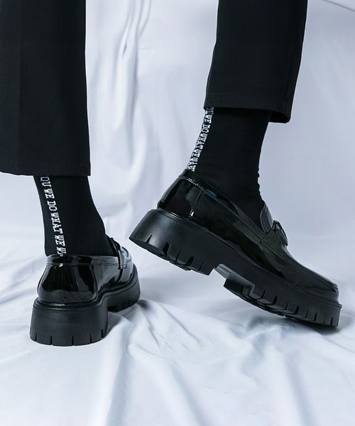 CALIFORNIA OUTFITTERS（カリフォルニア アウトフィッターズ）の「C 2C91-NK 厚底 ビットローファー ボリュームソール シューズ（ローファー・メンズ・ブラック・40/42/44）」の5枚目の写真