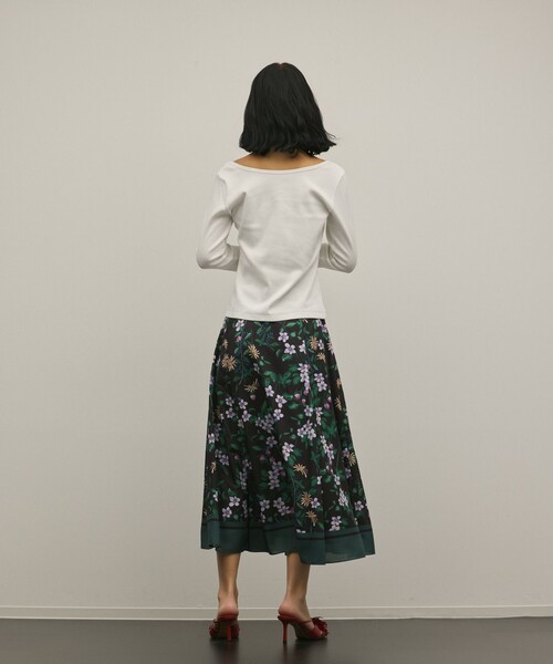 Diagram（ダイアグラム）の「テレコカットトップ（Tシャツ/カットソー・レディース・ブラック/ホワイト・36）」の19枚目の写真
