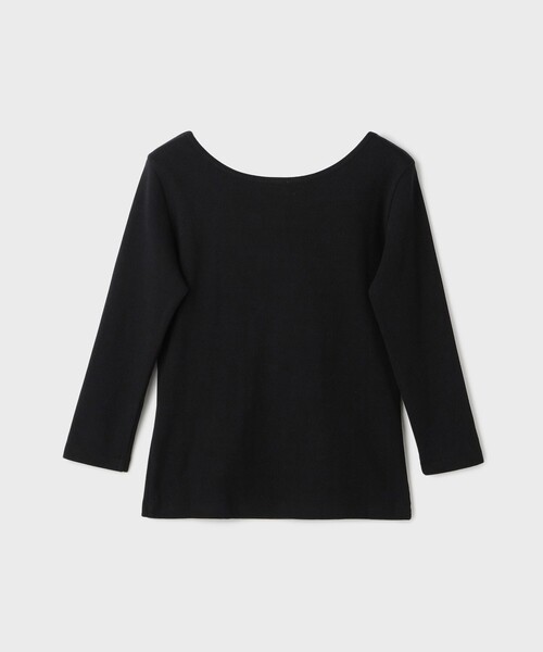 Diagram（ダイアグラム）の「テレコカットトップ（Tシャツ/カットソー・レディース・ブラック/ホワイト・36）」の15枚目の写真