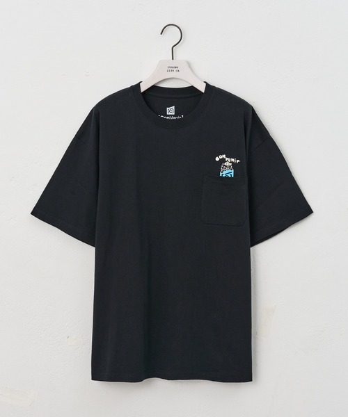 COLONY 2139(コロニートゥーワンスリーナイン)の「ConVenir / キャラクターポケットTEE(Tシャツ/カットソー・メンズ・ホワイト/ブラック/グレー・LARGE/MEDIUM)」の3枚目の写真