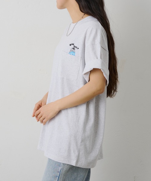 COLONY 2139(コロニートゥーワンスリーナイン)の「ConVenir / キャラクターポケットTEE(Tシャツ/カットソー・メンズ・ホワイト/ブラック/グレー・LARGE/MEDIUM)」の19枚目の写真