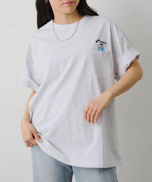 COLONY 2139(コロニートゥーワンスリーナイン)の「ConVenir / キャラクターポケットTEE(Tシャツ/カットソー・メンズ・ホワイト/ブラック/グレー・LARGE/MEDIUM)」の21枚目の写真